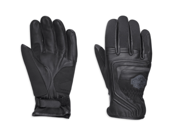 Перчатки комбинированные Men's Bar Shield Logo Leather Mesh Gloves 98362-17EM